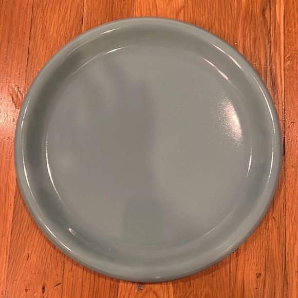RARE - Crown Corning 11" Dinner Plates - Italy "B-6" - Prego Aqua Teal Turquoise - Picture 2 of 10